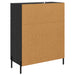 Bufet cu sertar Stejar Negru 69,5 x 34 x 90 cm Lemn compozit - WALTI WALTI