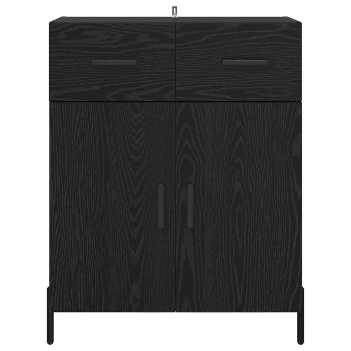 Bufet cu sertar Stejar Negru 69,5 x 34 x 90 cm Lemn compozit - WALTI WALTI
