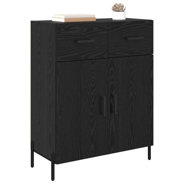 Bufet cu sertar Stejar Negru 69,5 x 34 x 90 cm Lemn compozit - WALTI WALTI