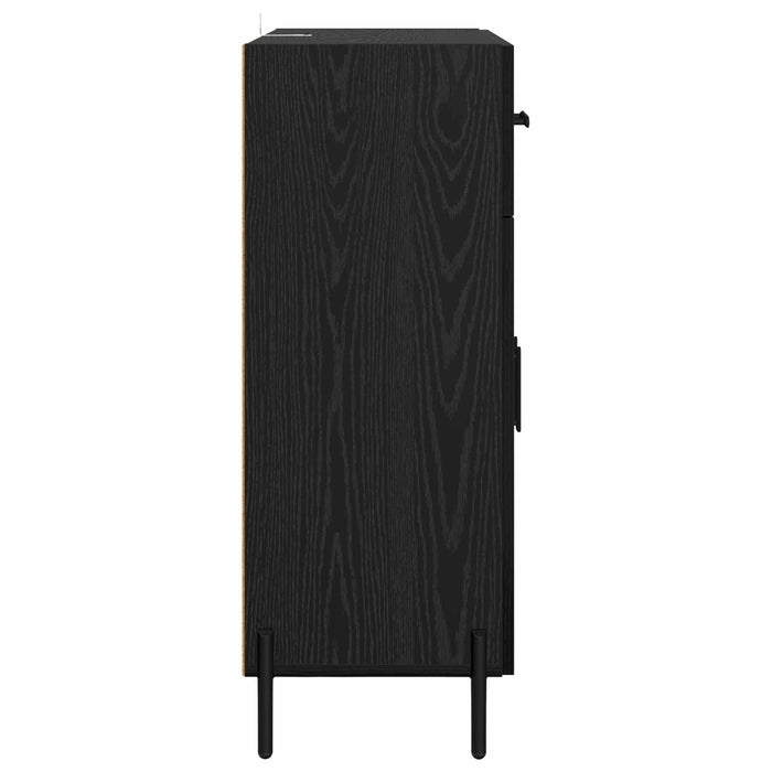 Bufet cu sertar Stejar Negru 69,5 x 34 x 90 cm Lemn compozit - WALTI WALTI