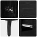 Bufet cu sertar Stejar Negru 69,5 x 34 x 90 cm Lemn compozit - WALTI WALTI
