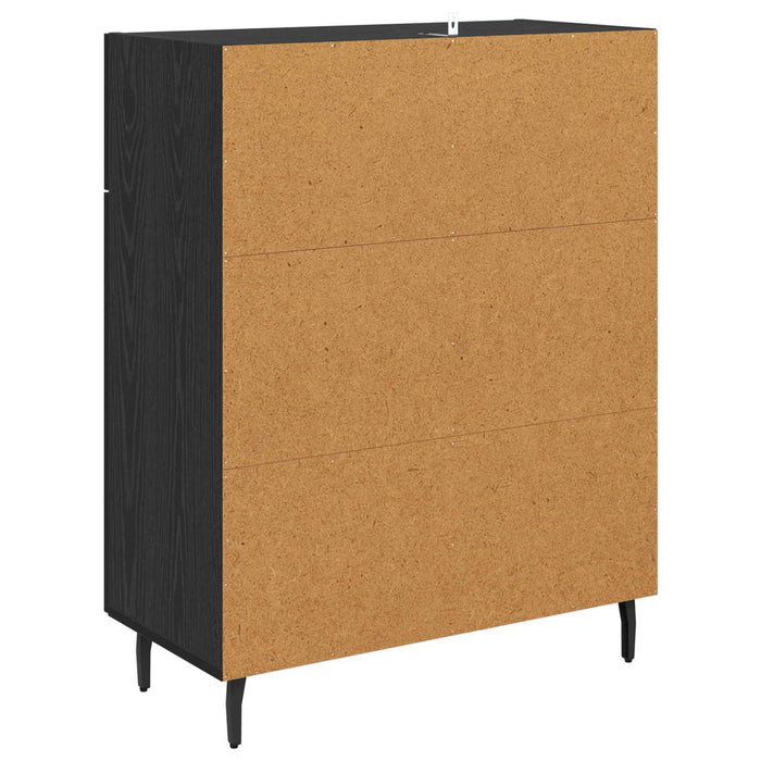 Bufet cu sertar Stejar Negru 69,5 x 34 x 90 cm Lemn compozit - WALTI WALTI