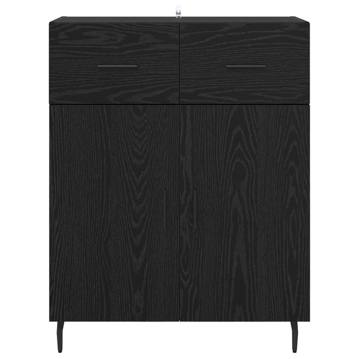 Bufet cu sertar Stejar Negru 69,5 x 34 x 90 cm Lemn compozit - WALTI WALTI