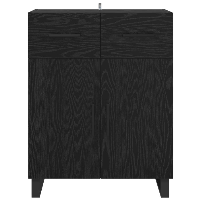 Bufet cu sertar Stejar Negru 69,5 x 34 x 90 cm Lemn compozit - WALTI WALTI