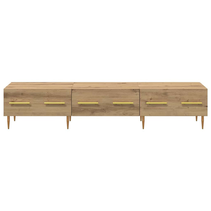 Cabinet TV Stejar Artizanal 150 x 36 x 30 cm Lemn compozit - WALTI WALTI