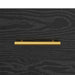 Cabinet TV Stejar Negru 150 x 36 x 30 cm Lemn compozit - WALTI WALTI