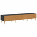 Cabinet TV Stejar Negru 150 x 36 x 30 cm Lemn compozit - WALTI WALTI