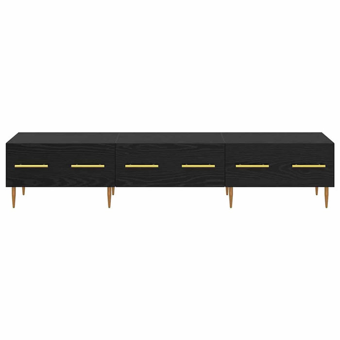 Cabinet TV Stejar Negru 150 x 36 x 30 cm Lemn compozit - WALTI WALTI