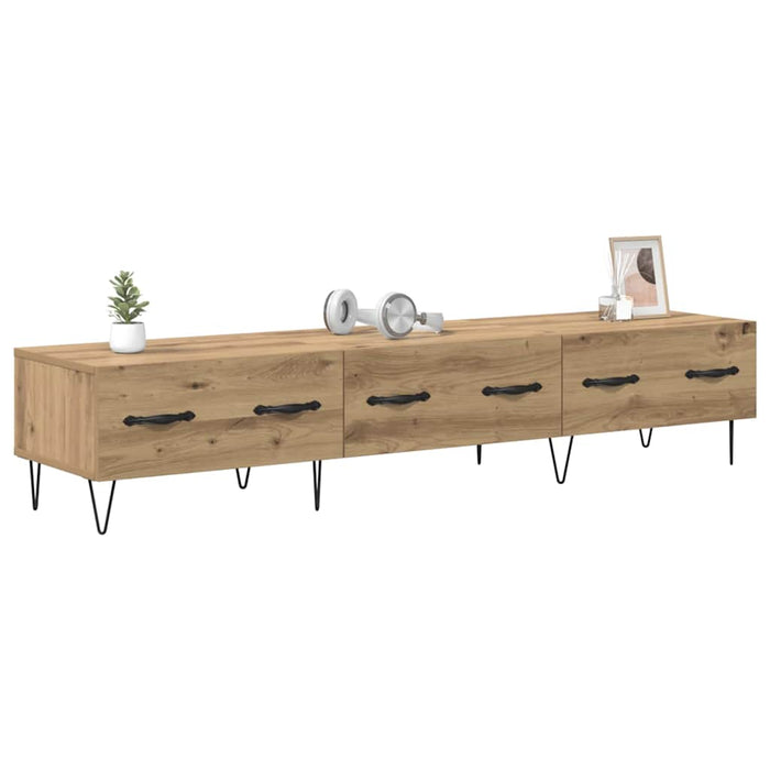 Cabinet TV stejar artizanal 150 x 36 x 30 cm Lemn compozit - WALTI WALTI