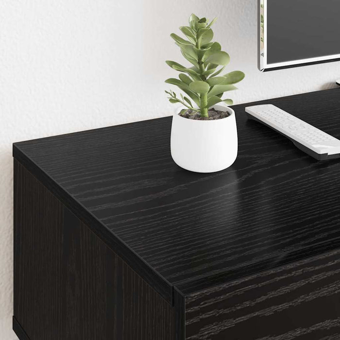 Cabinet TV Stejar negru 150 x 36 x 30 cm Lemn compozit - WALTI WALTI