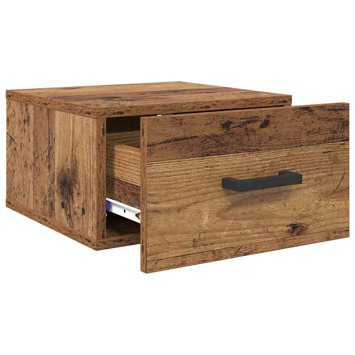 Dulap de noapte Lemn vechi 35 x 35 x 20 cm Lemn compozit - WALTI WALTI