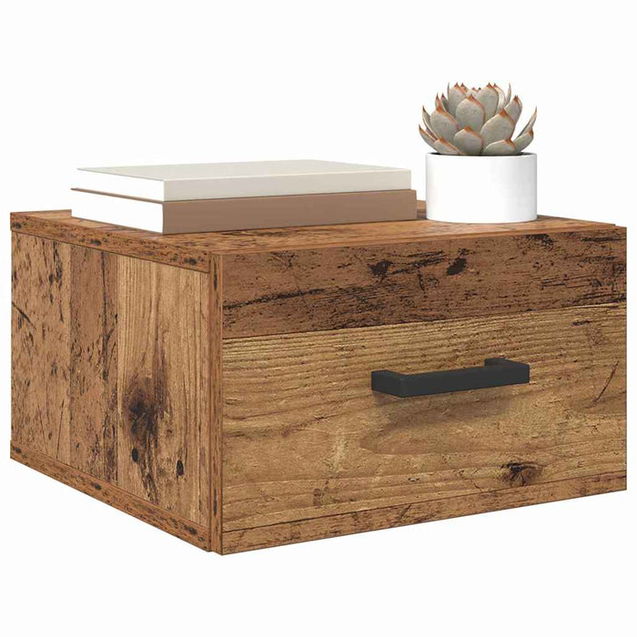 Dulap de noapte Lemn vechi 35 x 35 x 20 cm Lemn compozit - WALTI WALTI