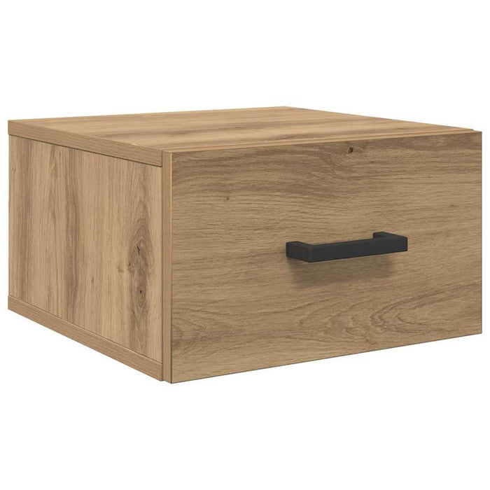 Dulap de noapte stejar artizanal 35 x 35 x 20 cm Lemn compozit - WALTI WALTI