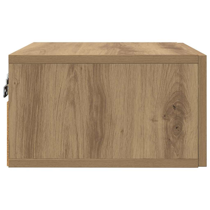 Dulap de noapte stejar artizanal 35 x 35 x 20 cm Lemn compozit - WALTI WALTI