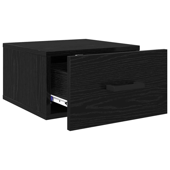 Dulap de noapte Stejar negru 35 x 35 x 20 cm Lemn compozit - WALTI WALTI