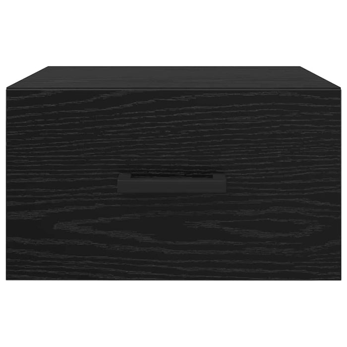 Dulap de noapte cu sertar 2 pcs Stejar negru 35 x 35 x 20 cm - WALTI WALTI