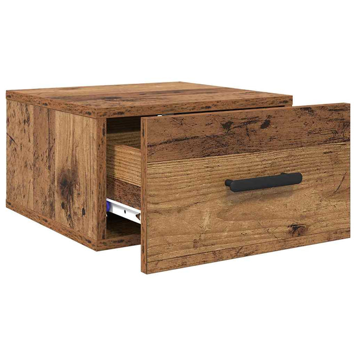 Dulap de noapte Lemn vechi 35 x 35 x 20 cm Lemn compozit - WALTI WALTI
