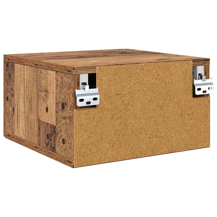 Dulap de noapte Lemn vechi 35 x 35 x 20 cm Lemn compozit - WALTI WALTI