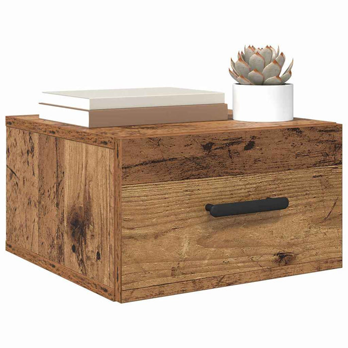 Dulap de noapte Lemn vechi 35 x 35 x 20 cm Lemn compozit - WALTI WALTI