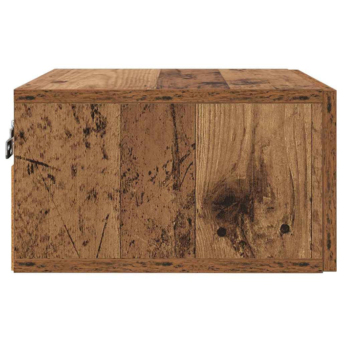 Dulap de noapte Lemn vechi 35 x 35 x 20 cm Lemn compozit - WALTI WALTI