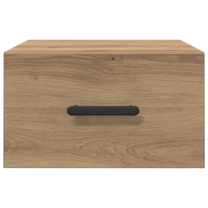 Dulap de noapte stejar artizanal 35 x 35 x 20 cm Lemn compozit - WALTI WALTI