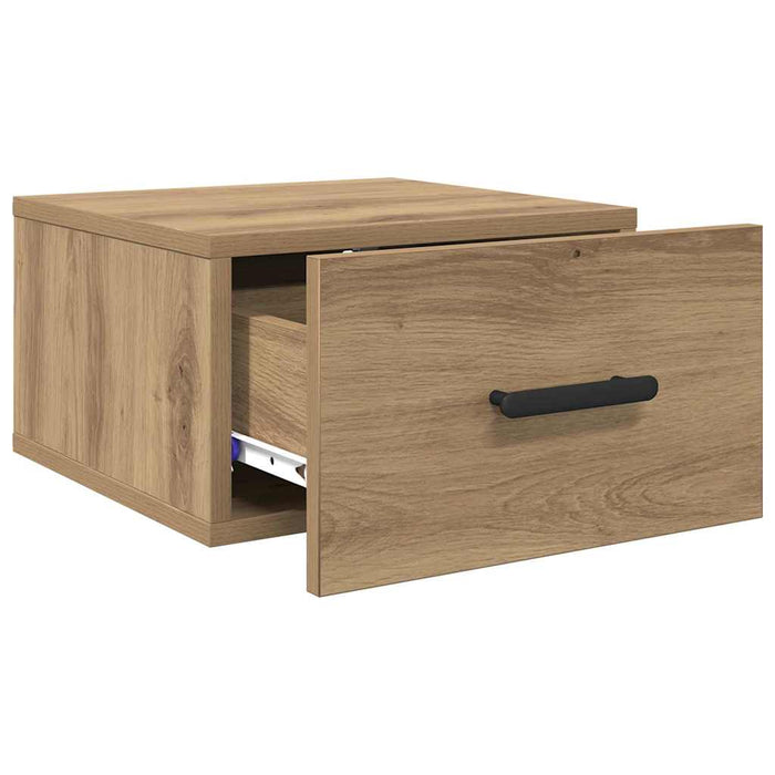 Dulap de noapte 2 pcs stejar artizanal 35 x 35 x 20 cm - WALTI WALTI