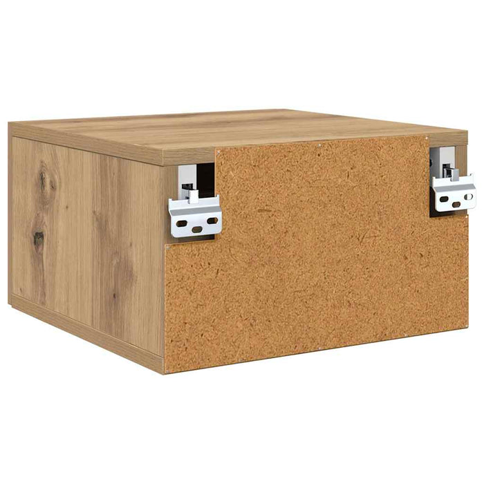 Dulap de noapte 2 pcs stejar artizanal 35 x 35 x 20 cm - WALTI WALTI