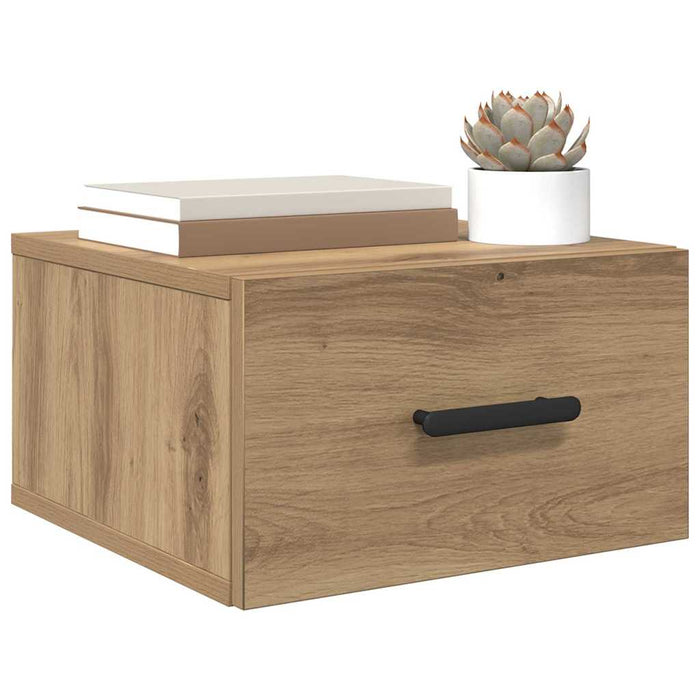Dulap de noapte 2 pcs stejar artizanal 35 x 35 x 20 cm - WALTI WALTI