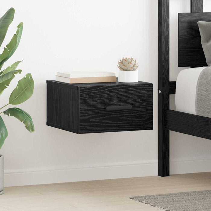 Dulap de noapte Stejar negru 35 x 35 x 20 cm Lemn compozit - WALTI WALTI