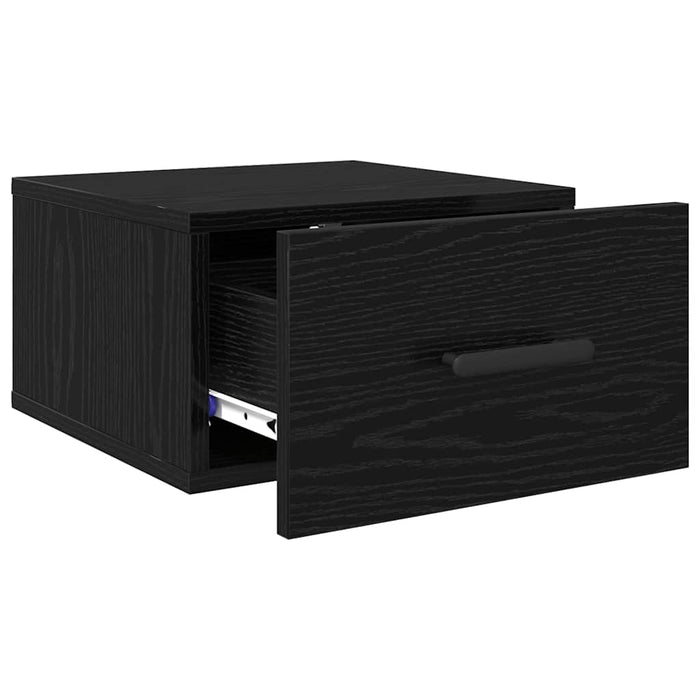 Dulap de noapte Stejar negru 35 x 35 x 20 cm Lemn compozit - WALTI WALTI