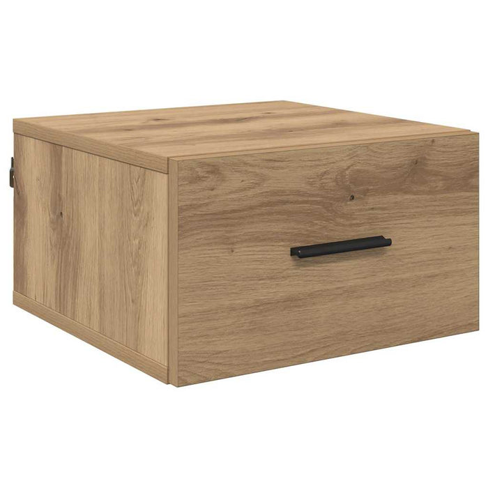 Dulap de noapte stejar artizanal 35 x 35 x 20 cm Lemn compozit - WALTI WALTI