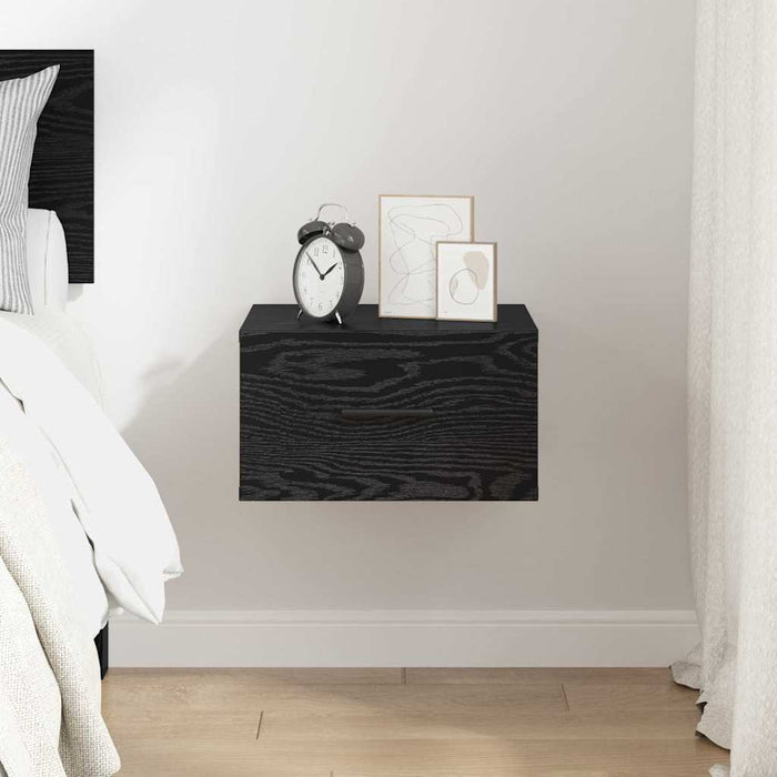 Dulap de noapte Stejar negru 35 x 35 x 20 cm Lemn compozit - WALTI WALTI