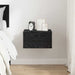 Dulap de noapte Stejar negru 35 x 35 x 20 cm Lemn compozit - WALTI WALTI