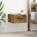 Dulap de noapte Lemn vechi 35 x 35 x 20 cm Lemn compozit - WALTI WALTI