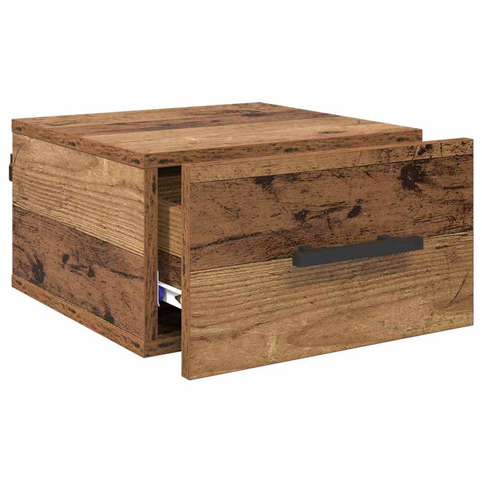 Dulap de noapte Lemn vechi 35 x 35 x 20 cm Lemn compozit - WALTI WALTI