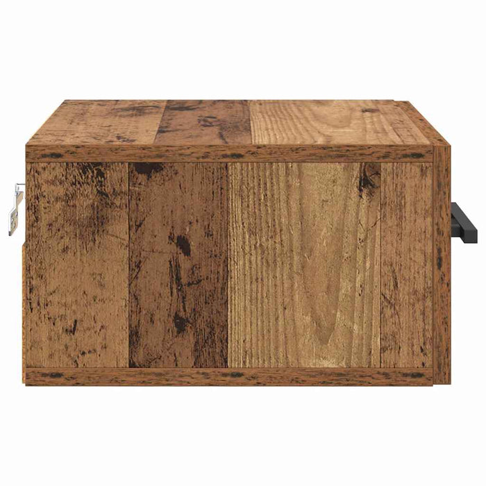 Dulap de noapte Lemn vechi 35 x 35 x 20 cm Lemn compozit - WALTI WALTI
