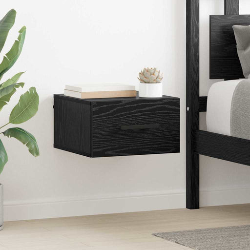 Dulap de noapte Stejar negru 35 x 35 x 20 cm Lemn compozit - WALTI WALTI