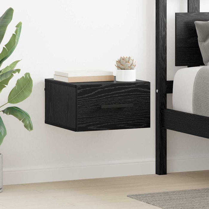 Dulap de noapte Stejar negru 35 x 35 x 20 cm Lemn compozit - WALTI WALTI