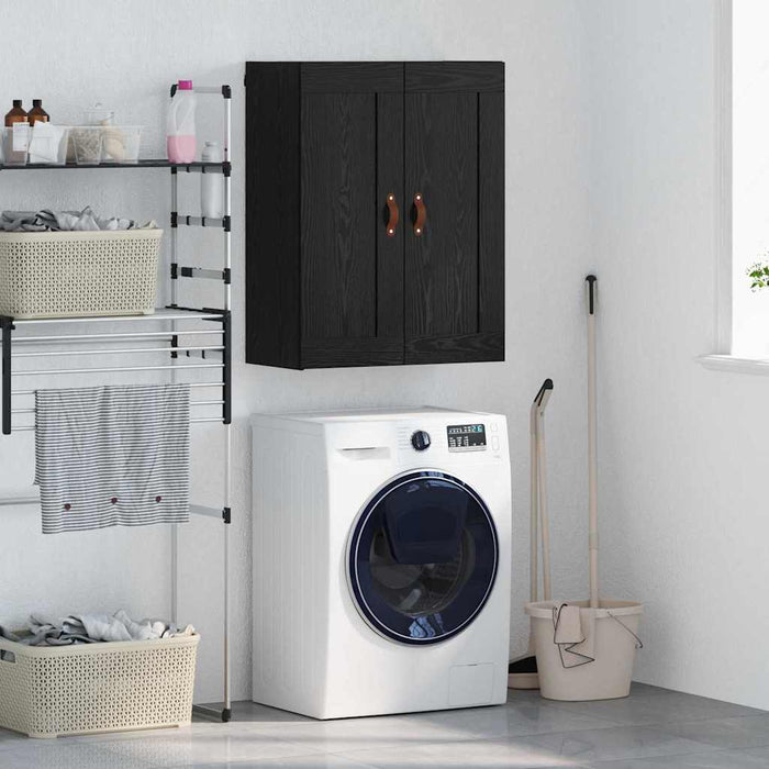 Dulap montat pe perete Stejar Negru 69,5 x 34 x 90 cm - WALTI WALTI