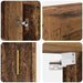 Dulap montat pe perete Lemn Vechi 69,5 x 34 x 90 cm - WALTI WALTI