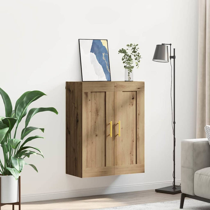 Dulap montat pe perete Stejar Artizanal 69,5 x 34 x 90 cm - WALTI WALTI