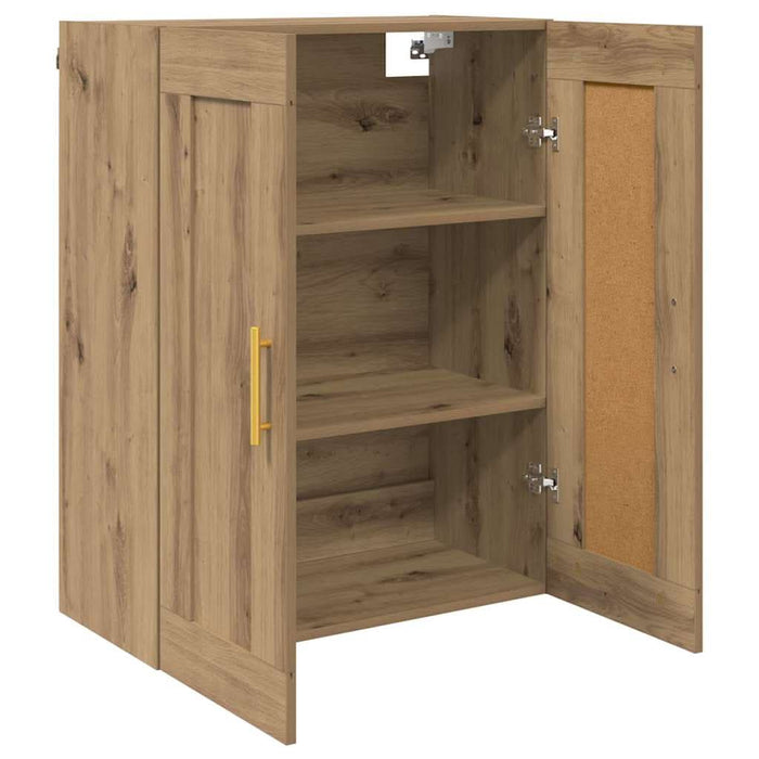 Dulap montat pe perete Stejar Artizanal 69,5 x 34 x 90 cm - WALTI WALTI