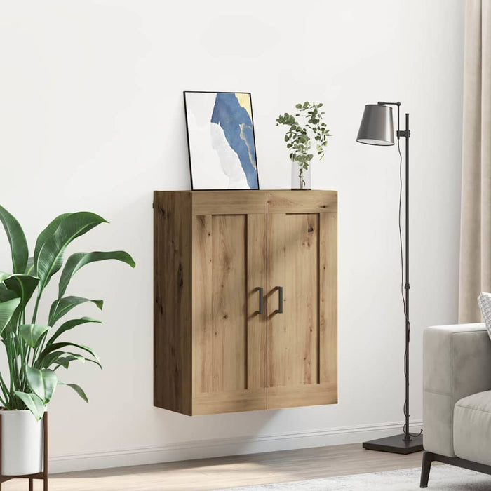 Dulap montat pe perete Stejar Artizanal 69,5 x 34 x 90 cm WALTI