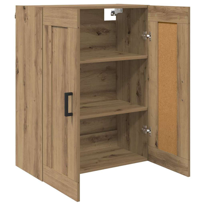 Dulap montat pe perete Stejar Artizanal 69,5 x 34 x 90 cm WALTI