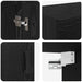Dulap montat pe perete Stejar Negru 69,5 x 34 x 90 cm - WALTI WALTI