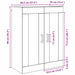 Dulap montat pe perete Stejar Negru 69,5 x 34 x 90 cm - WALTI WALTI