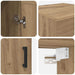 Dulap montat pe perete Stejar Artizanal 34,5 x 34 x 90 cm - WALTI WALTI