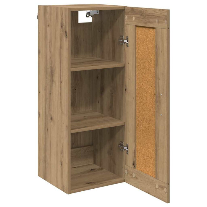 Dulap montat pe perete Stejar Artizanal 34,5 x 34 x 90 cm - WALTI WALTI