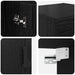 Dulap montat pe perete Stejar Negru 34,5 x 34 x 90 cm - WALTI WALTI