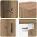 Dulap montat pe perete Stejar Artizanal 34,5 x 34 x 90 cm - WALTI WALTI